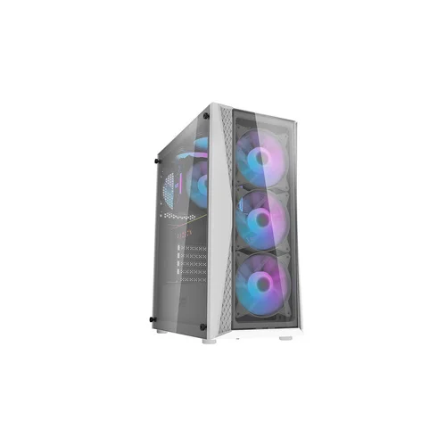Darkflash DK352 Plus Midi Tower korpusas, juodas ir baltas image 1
