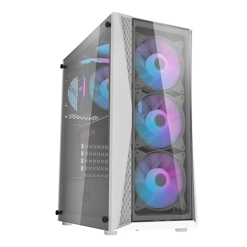 Darkflash DK352 Plus Midi Tower korpusas, juodas ir baltas image 2