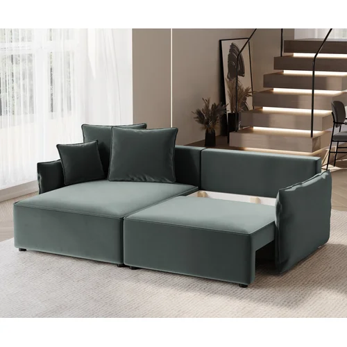 LEON kampinė sofa-lova, kairė, Tiffany 12 image 3