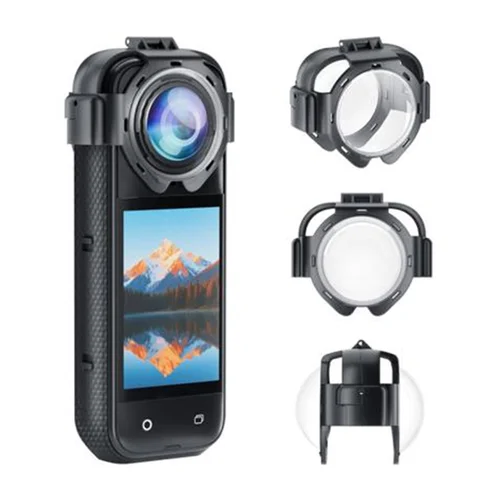 Puluz Insta360 X5 užspaudžiami objektyvo dangteliai image 2