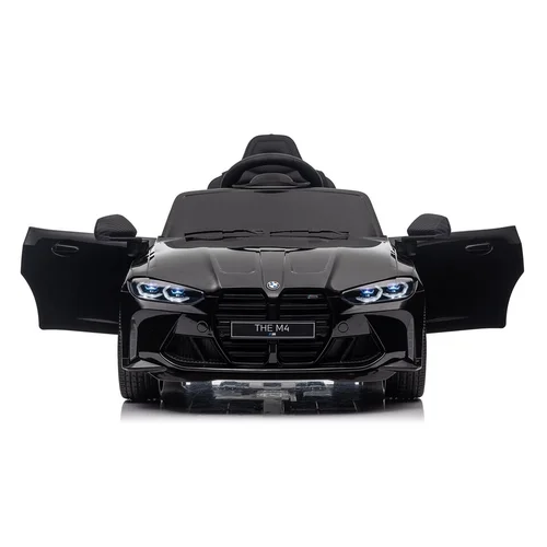 Licencijuotas BMW M4 SX2418 12 V juodas vaikiškas elektromobilis image 2