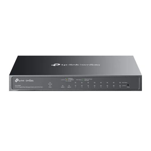 TP-Link Omada 10 prievadų Gigabit jungiklis su 8 PoE+ prievadais image 1