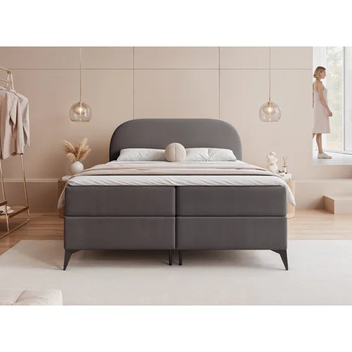 NOELIA kontinentinė lova 160 × 200 cm su patalynės dėže image 3