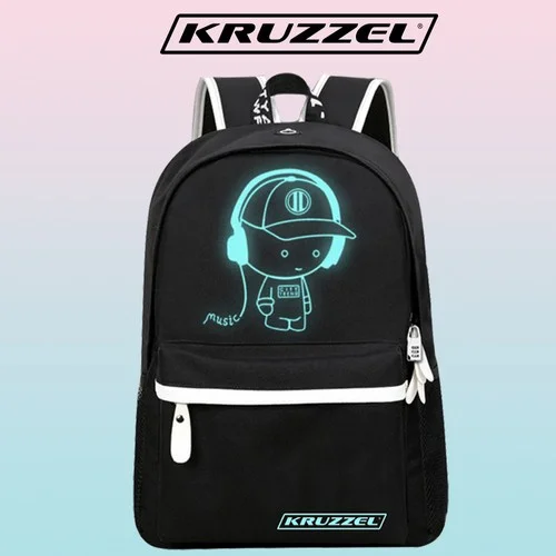 Kruzzel 19374 atspindinti USB kuprinė 19 l image 2