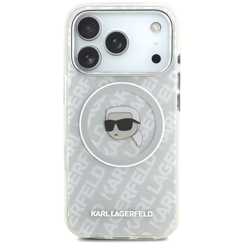 Karl Lagerfeld IML Karl Head Logo MagSafe dėklas iPhone 17 Pro Max, pilkas image 3