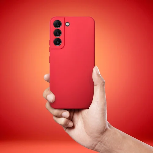 Samsung A06 5G minkštas silikoninis dėklas, raudonas image 3