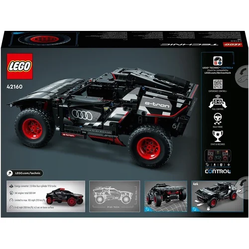 Konstruktorius LEGO Technic Audi RS Q e-tron 42160 image 2
