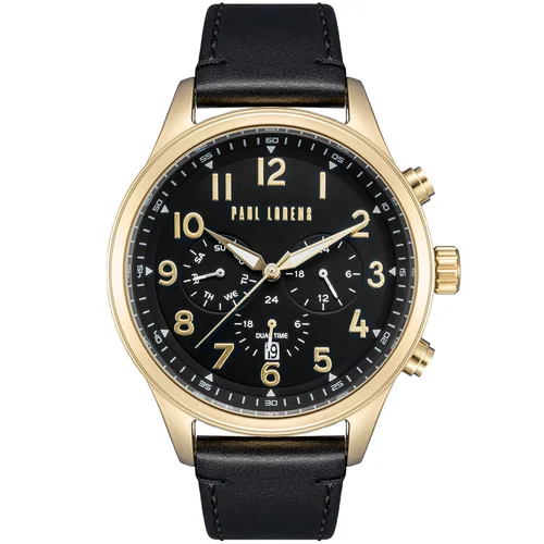 Paul Lorens PL20011A-1A2 vyriškas laikrodis, 46 mm image 1