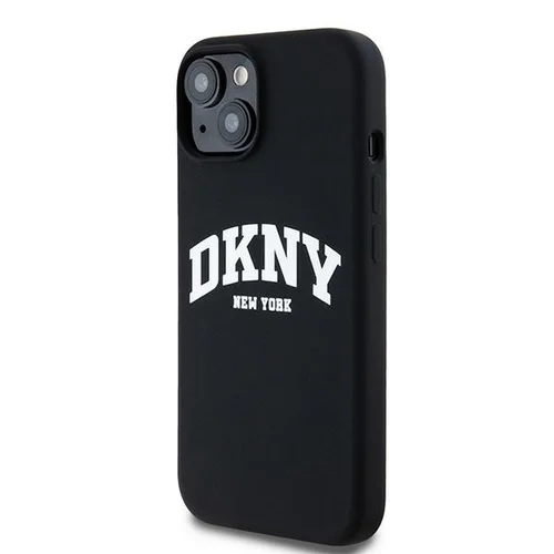 DKNY skysto silikono MagSafe dėklas iPhone 15 Plus / 14 Plus, juodas image 2