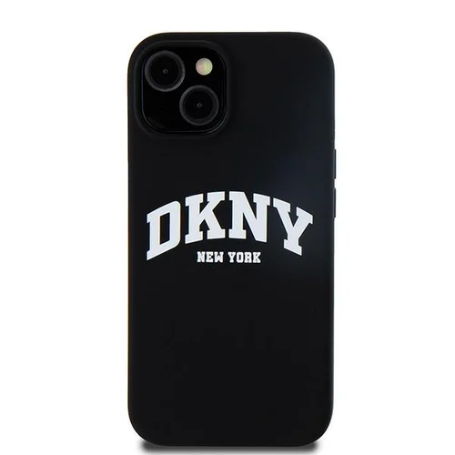 DKNY skysto silikono MagSafe dėklas iPhone 15 Plus / 14 Plus, juodas image 3