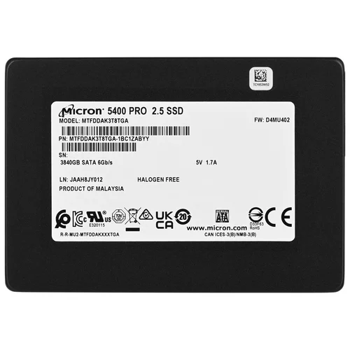 Micron 5400 PRO 3,84 TB SATA 2,5 col. SSD image 2