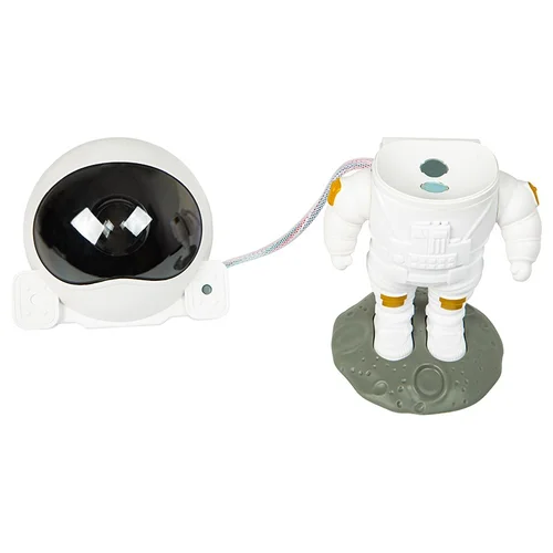 LED astronauto projekcinė naktinė šviesa, balta image 3