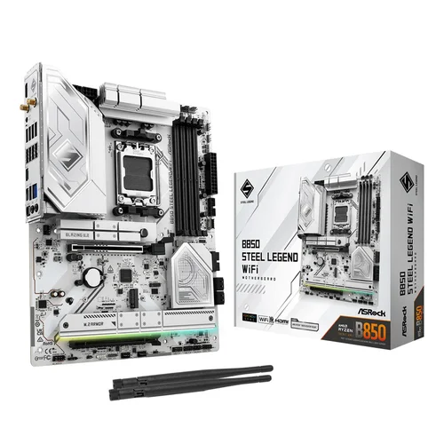 ASRock B850 Steel Legend WiFi AM5 ATX image 1