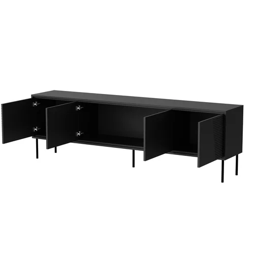 ABI 4D RTV spinta 200 × 38 × 62 cm, juoda image 2