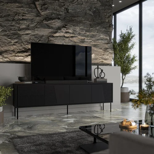 ABI 4D RTV spinta 200 × 38 × 62 cm, juoda image 3
