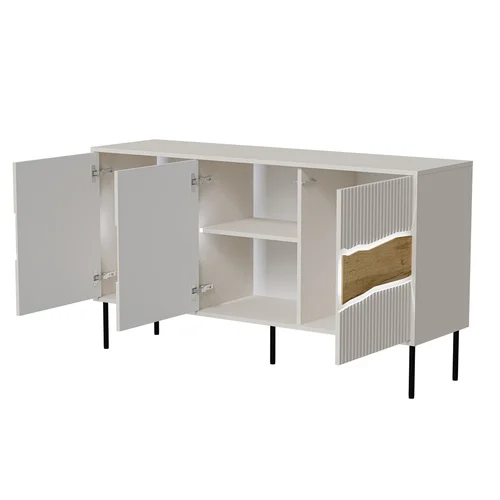 Cama INSERTO 3D komoda 143,5 × 40 × 80 cm, kašmyro spalvos, LED image 3