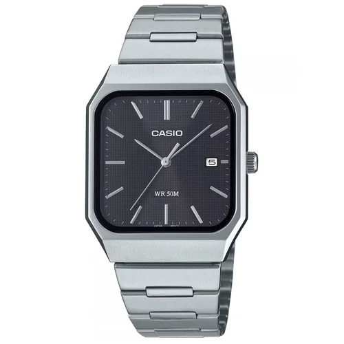 Casio MTP-B185D-1A vyriškas laikrodis, sidabrinis image 1