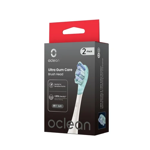 Oclean Ultra Gum Care Brush Head 2 vnt Balta image 3
