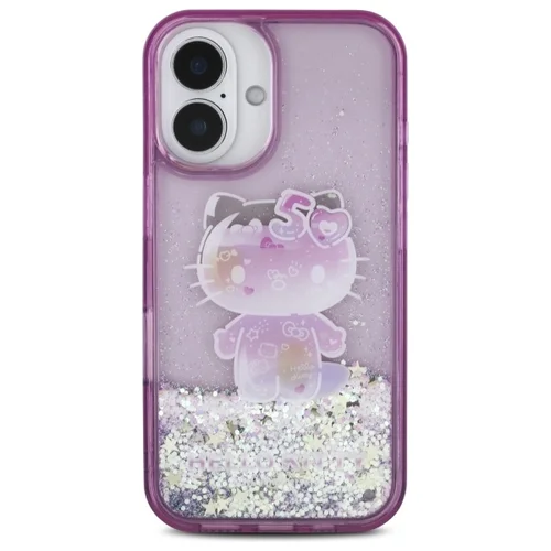 Hello Kitty dėklas iPhone 16, violetinis image 3