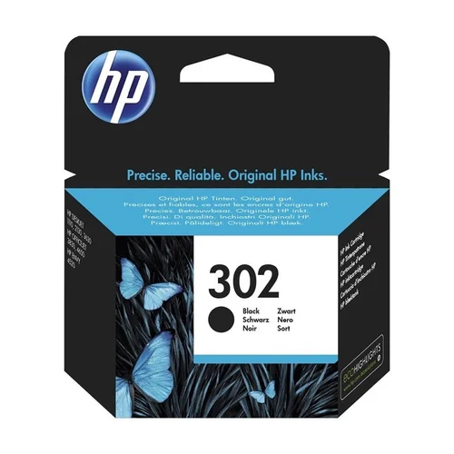 HP 302 juoda rašalinio spausdintuvo kasetė image 1