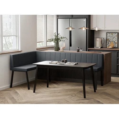 Virtuvinis kampas MONO Y 128 × 168 cm, kairinis, pilkas image 2