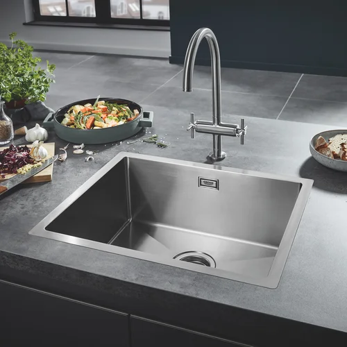 Grohe K700, 31726SD0 Nerūdijantis plienas 1 dubuo 500x400x200 mm image 3