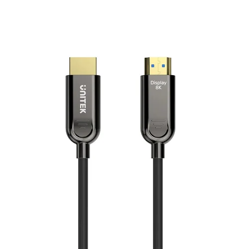 Unitek C11085GY01-15M HDMI 2.1 optinis kabelis, 15 m image 1
