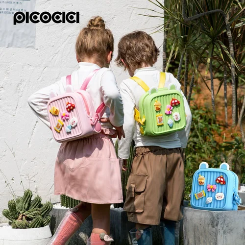 PICOCICI K32 žalia vaikiška kelioninė kuprinė image 3