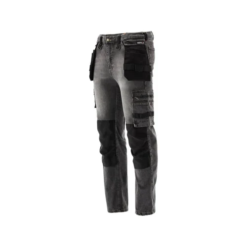 Yato YT-79064 Elastinės džinsinės darbinės kelnės XL image 1