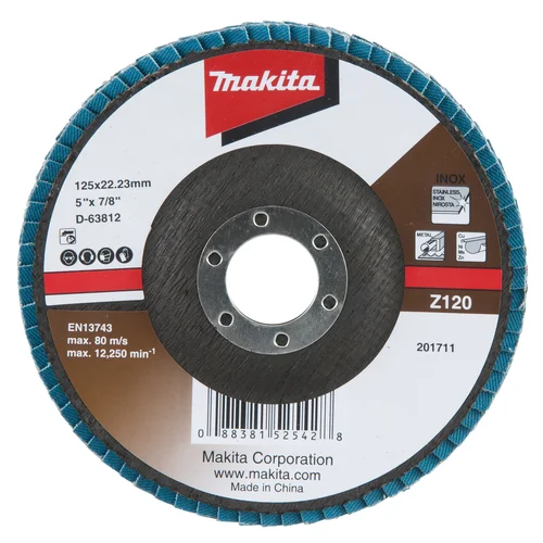 Makita D-63812 lapeliniai diskai 125 x 22,23 mm Z120 image 1