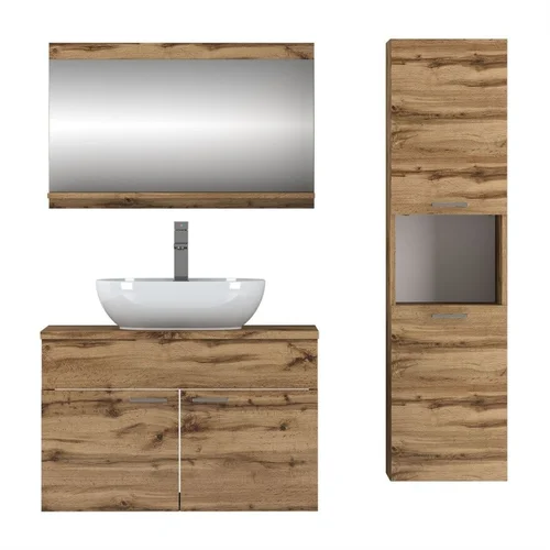 LUMIRE LOFT80 80 cm vonios baldų komplektas, Wotan ąžuolo image 1