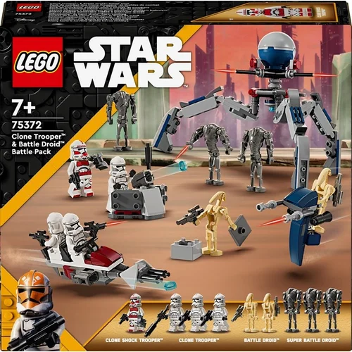 LEGO Star Wars 75372 Klonų kario ir kovinio droido rinkinys image 1