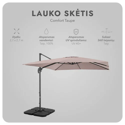 Lauko skėtis Comfort Taupe image 2