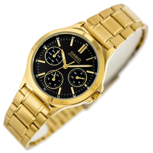 Casio LTP-V300G-1AUDF moteriškas laikrodis, auksinis image 2