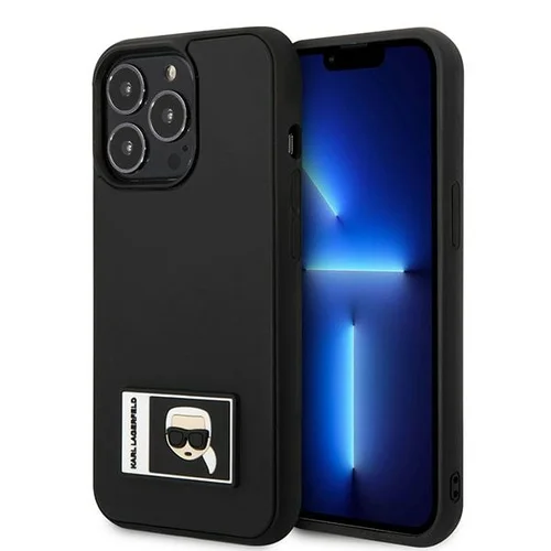 Karl Lagerfeld Ikonik Patch dėklas iPhone 13 Pro / 13, juodas image 1