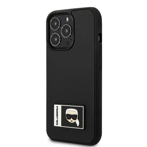 Karl Lagerfeld Ikonik Patch dėklas iPhone 13 Pro / 13, juodas image 2