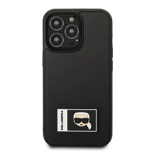 Karl Lagerfeld Ikonik Patch dėklas iPhone 13 Pro / 13, juodas image 3