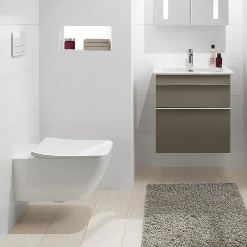 Pakabinamas klozetas Venticello 4611RSR1 su sėdyne, Villeroy & Boch image 3