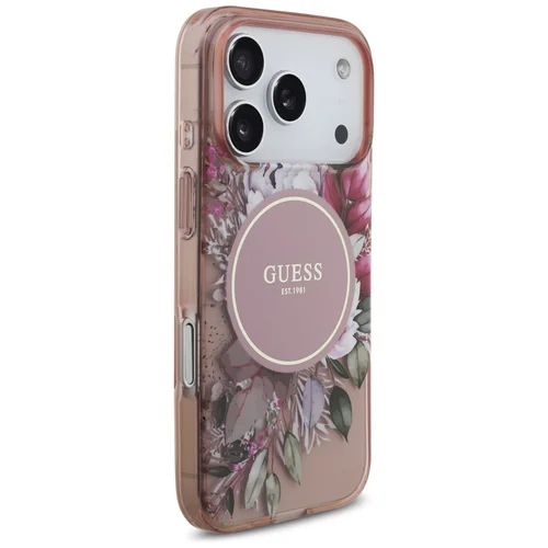 Guess IML MagSafe dėklas iPhone 17 Pro, rožinis image 2