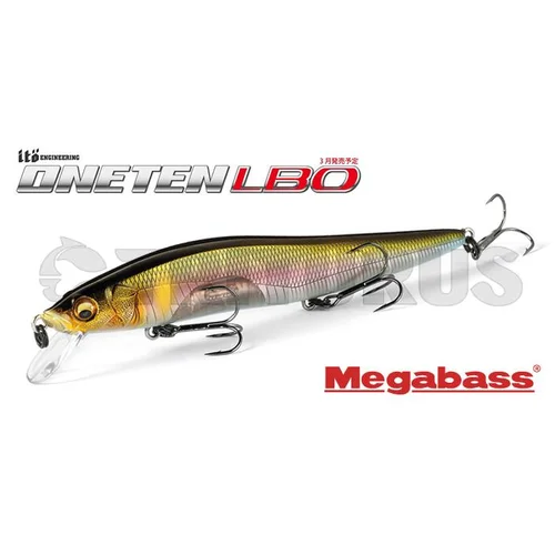 Megabass Vision ONETEN LBO M BLACK THUNDER 115 mm image 2