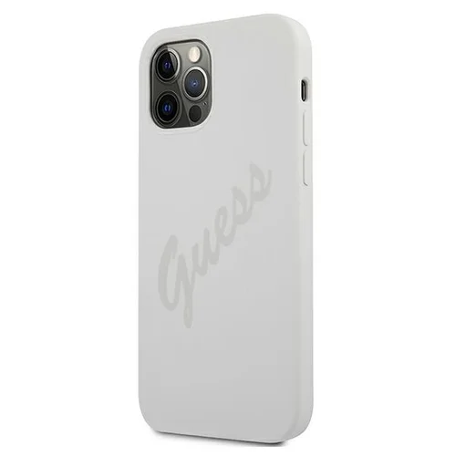 Guess GUHCP12LLSVSCR dėklas iPhone 12 Pro Max 6,7 col., kreminis image 2