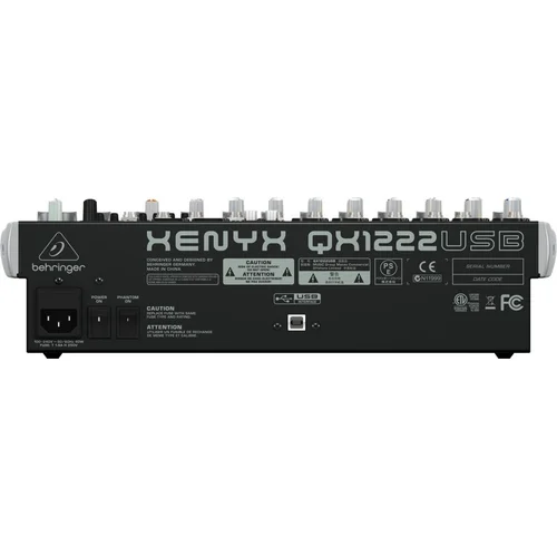 Behringer QX1222USB 16 kanalų garso mikseris image 2