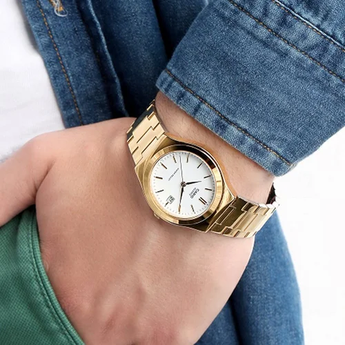 Casio MTP-1170N-7A vyriškas laikrodis, auksinis image 3
