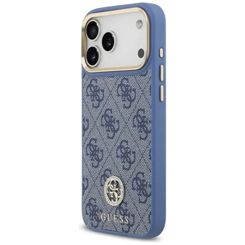 Guess 4G Strass MagSafe dėklas iPhone 17 Pro Max, mėlynas image 1