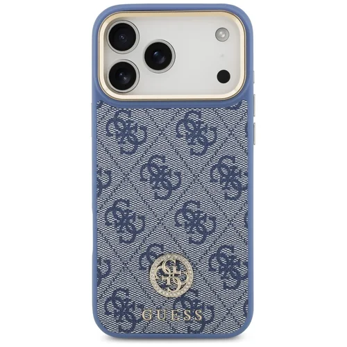 Guess 4G Strass MagSafe dėklas iPhone 17 Pro Max, mėlynas image 2