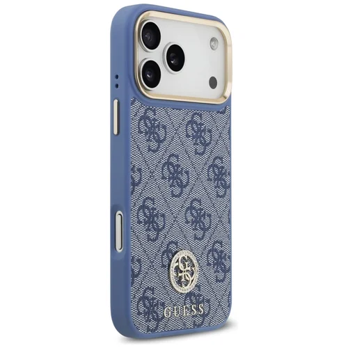 Guess 4G Strass MagSafe dėklas iPhone 17 Pro Max, mėlynas image 3