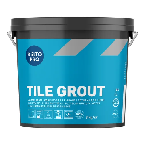 Kiilto Saumalaasti plytelių tarpų glaistas, 3 kg, Baltas image 1