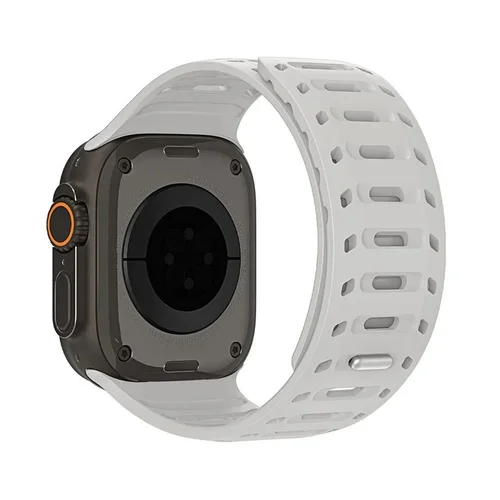 DUX DUCIS CS silikoninė apyrankė Apple Watch 42–49 mm pilka image 2