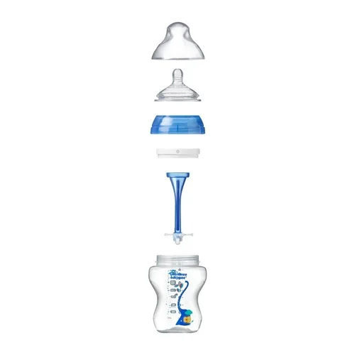 Tommee Tippee ADVANCED ANTI-COLIC 260 ml mėlynas buteliukas image 3