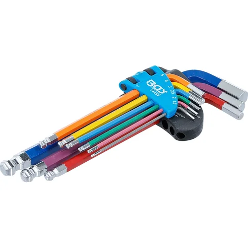BGS technic 74452B šešiakampių raktų rinkinys, 9 vnt. image 2